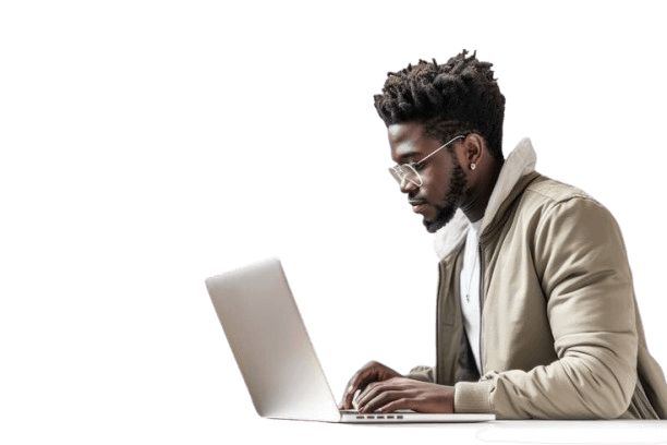 Web designer working